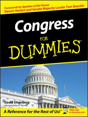 cover image of Congress For Dummies